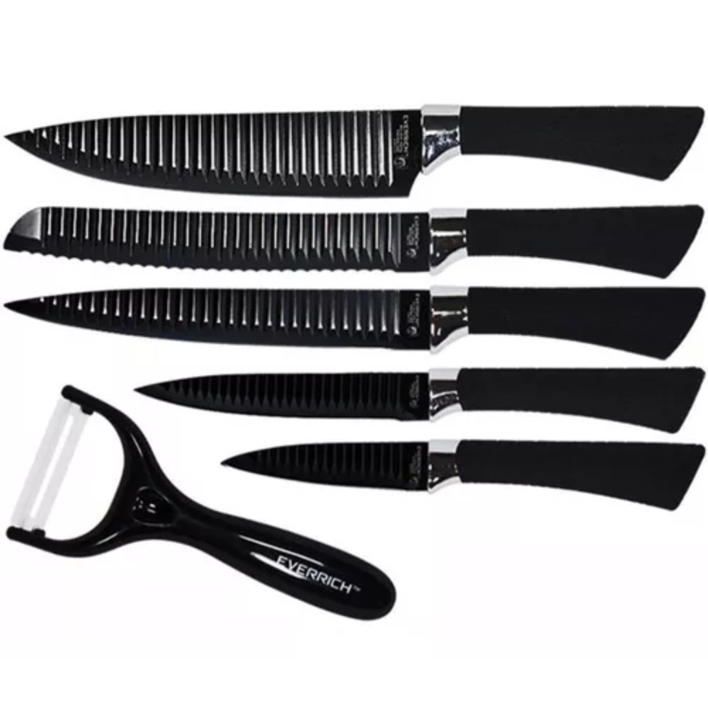 Juego Set De Cuchillos Elegante Para Cocina Chef 6 Piezas