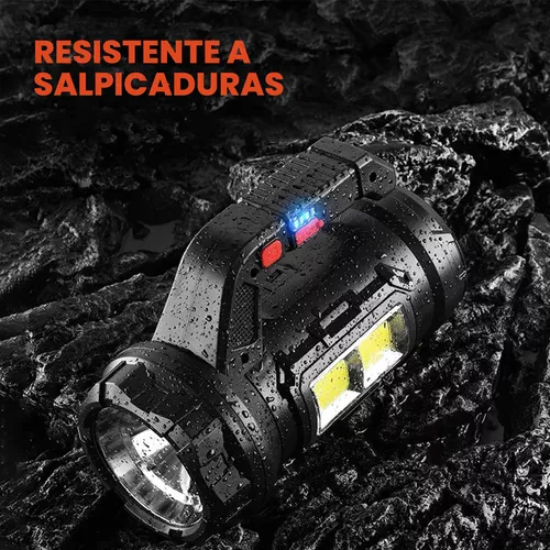 Linterna Led Multifunción Kit Herramienta Básica y  Recargable