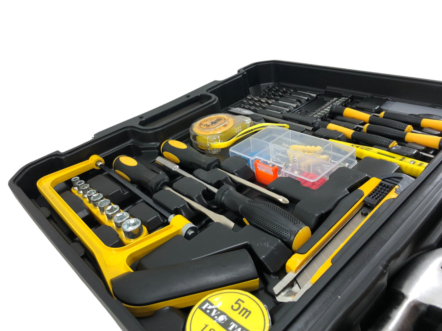 Taladro Percutor 36v Inalámbrico 2baterías + 92 Herramientas